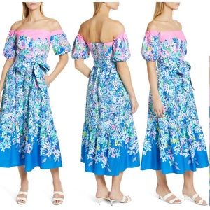 🔥NWT Lily Pulitzer off the shoulder dress🔥